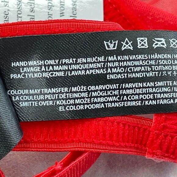 Bluebella Grace Bra Red Womens Size 30DD/E Lace Sheer Demi Bra Underwire NEW! - Picture 10 of 15